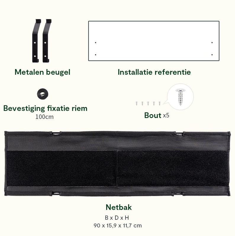 FLEXISPOT Kabelnet, kabelmanagement (CMP027)