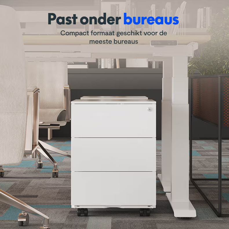 FLEXISPOT Mobiele ladenblok RC2, Zwart