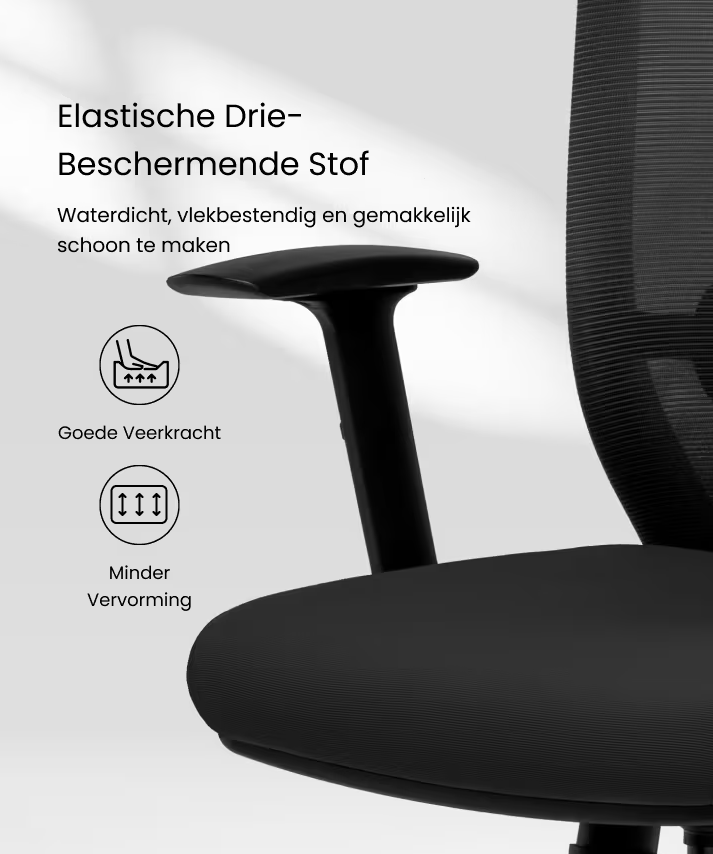 Ergonomische Bureaustoel -  Office Chair - Gamestoel - Volwassenen - Zwart - FLEXISPOT