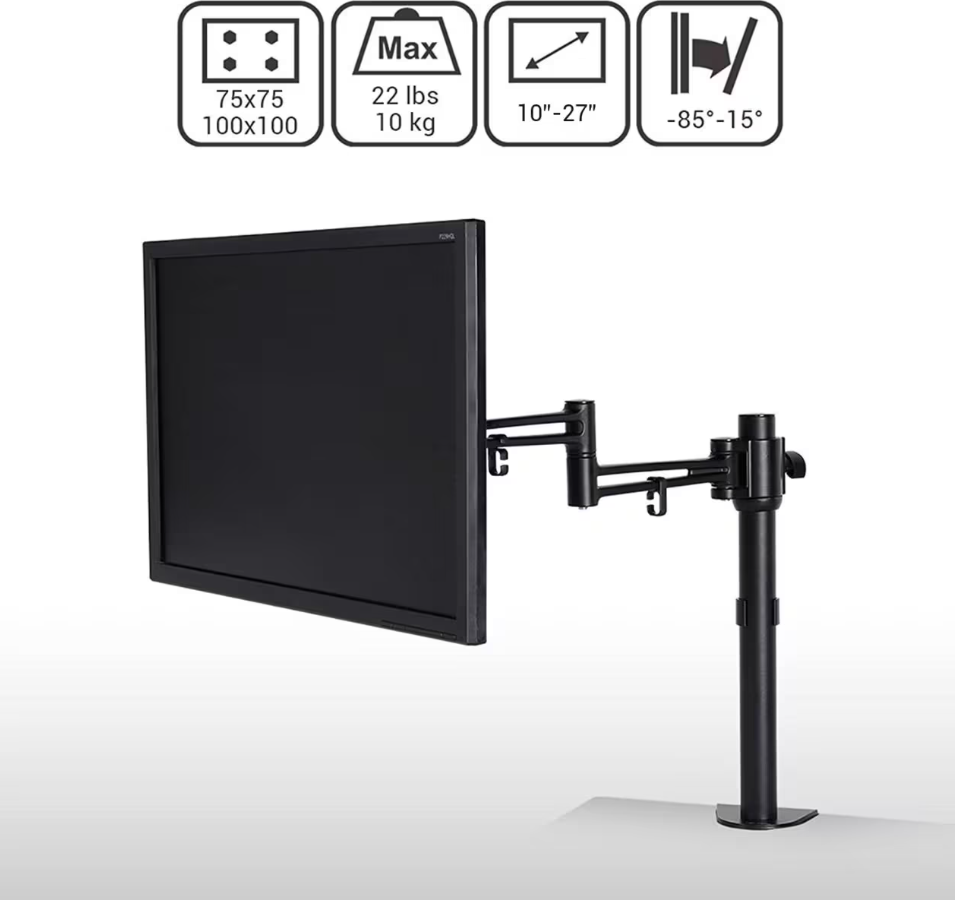 FLEXISPOT Monitorhouder M21, in hoogte verstelbare VESA-compatibel 75x75, 100x100