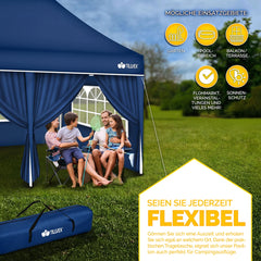 Tillvex® Partytent - 3x6m - Paviljoen - Easy Up - Blauw
