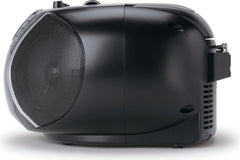 Kendo draagbare, compacte cd-radio met DAB+, Bluetooth en cassettespeler, zwart, draagbare cd-speler •