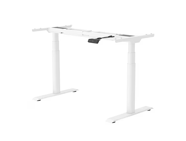 Zit sta bureau - Elektrisch - Verstelbaar - Bureauframe - Wit - E8W - FLEXISPOT