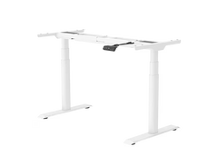 Zit sta bureau - Elektrisch - Verstelbaar - Bureauframe - Wit - E8W - FLEXISPOT
