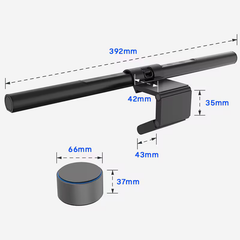 Monitor Lamp - Bureaulamp - Dimbare Klemlamp - Zwart - FLEXISPOT