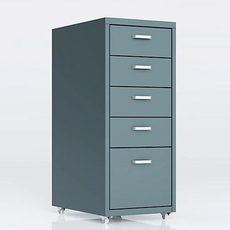 FLEXISPOT Dopamine lade-eenheid met wieltjes (RW2), grijs/blauw