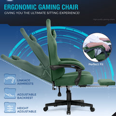 Ergonomische Bureaustoel -  Office Chair - Gamestoel - Volwassenen - Groen - GTPLAYER - GT829