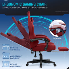 Ergonomische Bureaustoel -  Office Chair - Gamestoel - Volwassenen - Rood - GTPLAYER