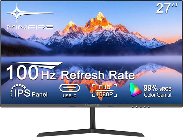 Gaming Monitor - Beeldscherm computer - 27 inch - 100Hz - FHD - Minifire