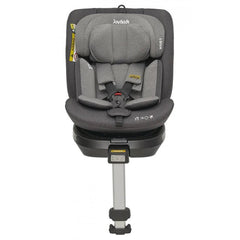 Autostoel - Isofix Autostoeltje - 0-12 jaar - Grijs - Jovikids