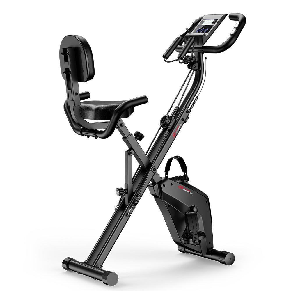 HOMEFITNESSCODE Opvouwbare Hometrainer, Magnetische Weerstand •