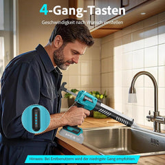 TaskStar 21V snoerloze accu-glaskitpistool voor glaslijm met 2,0 Ah