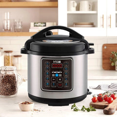 Multicooker - Snelkookpan - Slow Cooker - Rijstkoker - Stomer - 6 Liter - SPZTJK
