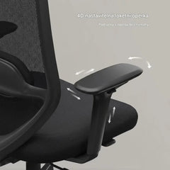 FLEXISPOT Ergonomische bureaustoel C5B-F1-HD, 4D-armleuningen, zwart