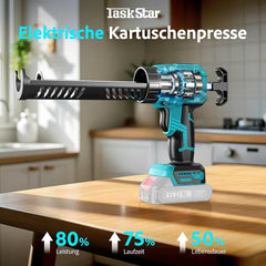 TaskStar 21V snoerloze accu-glaskitpistool voor glaslijm met 2,0 Ah