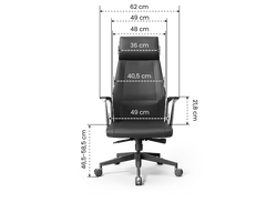 FLEXISPOT Lederen directiestoel (LC7)