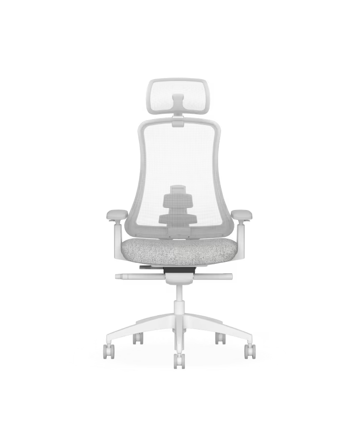 Ergonomische Bureaustoel -  Office Chair - Gamestoel - Volwassenen - Wit - BS13W - FLEXISPOT